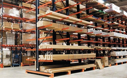 Cantilever Rack for Grand Rapids warehouses
