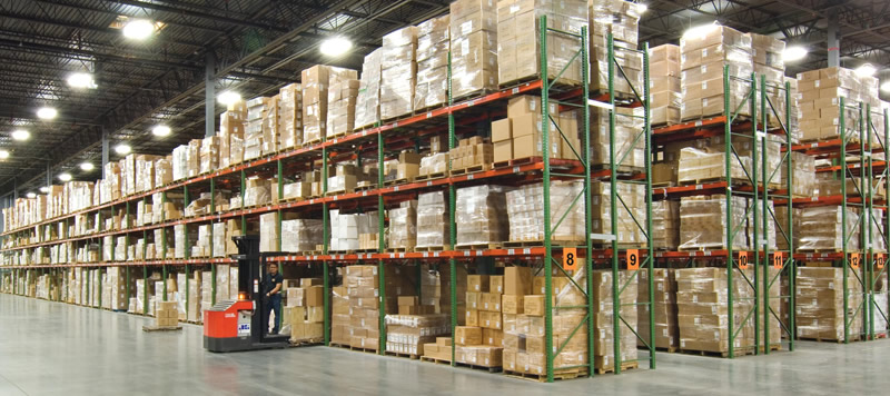 Industrial pallet racking warehouse in Grand Rapids Michigan