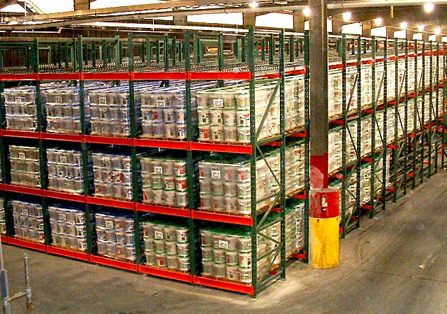 Pallet Flow Rack for Caledonia warehouses