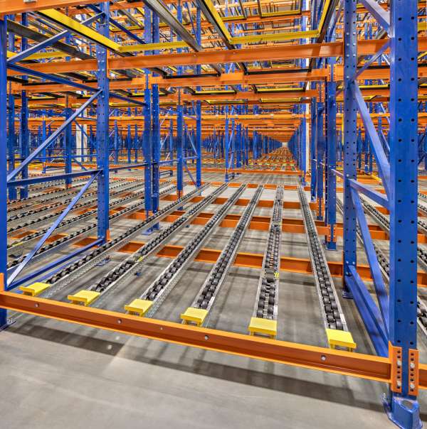 Pallet Flow Rack for Grand Rapids warehouses